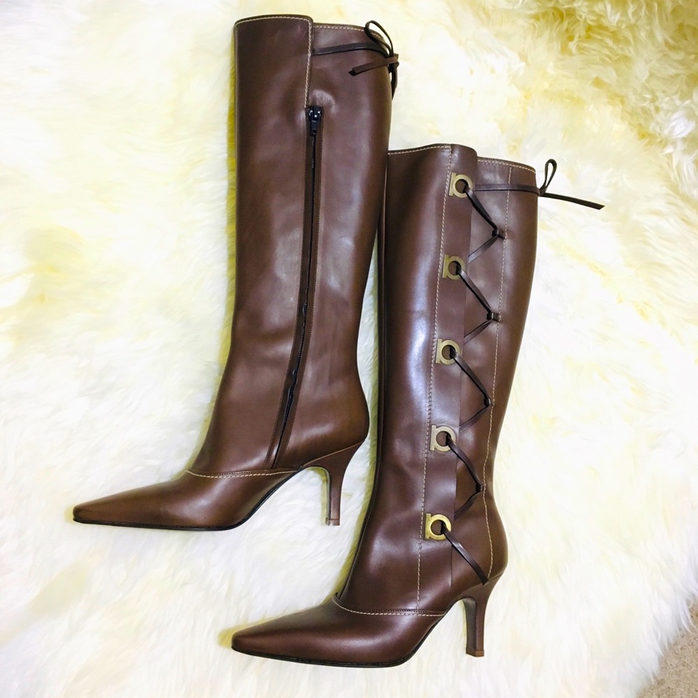 Salvatore Ferragamo NEW Knee High Boots